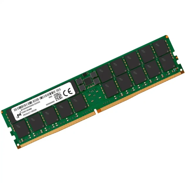 Модуль пам'яті для сервера Micron DDR5-5600 64GB ECC REG (MTC40F2046S1RC56BR) - Фото 2 Модуль пам'яті для сервера Micron DDR5-5600 64GB ECC REG (MTC40F2046S1RC56BR) - изображение 2