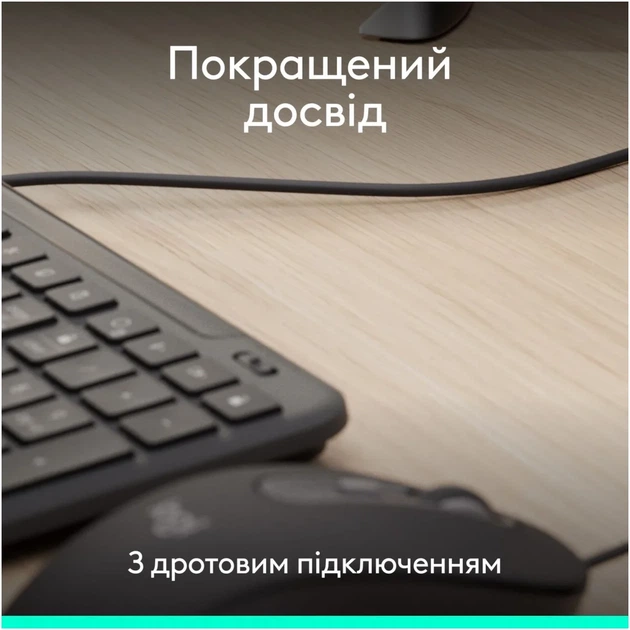 Комплект клавіатура та мишка Logitech Signature Slim MK620 for Business USB-C UA Graphite (920-013349) - зображення 5