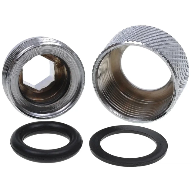 Фітинг Alphacool HT 13mm HardTube compression fitting G1/4 - knurled - chrome (17188) - изображение 3