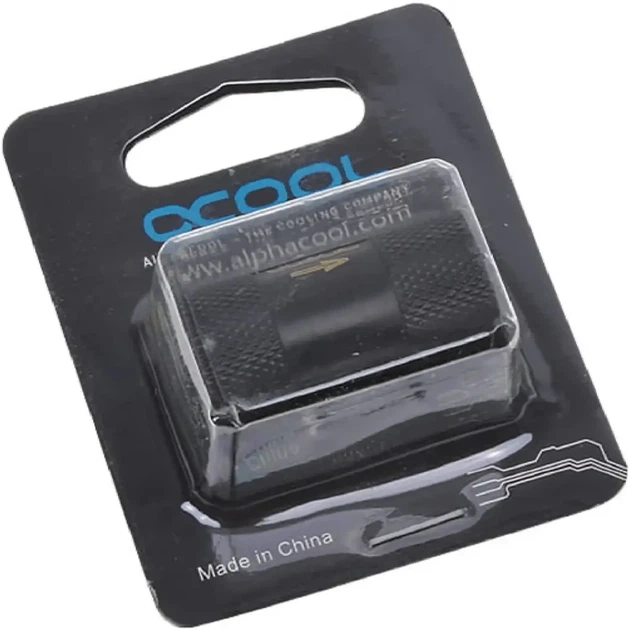 Фітинг Alphacool check valve G1/4 IG - Deep black - изображение 3