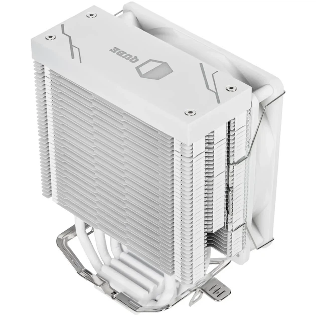 Процесорний кулер Qube ST-6U3-ST ARGB white OEM (120mm/4pin ARGB+PWM/2500RPM/20Dba/мак. TDP 160W/4 тепл. трубки) - изображение 3