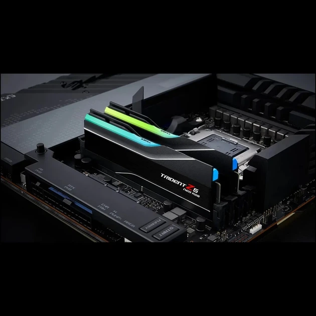 Модуль пам'яті G.Skill Trident Z5 Neo RGB DDR5-6000 32GB (2x16GB) 28-36-36-96 1.4V AMD EXPO - Фото 5 Модуль пам'яті G.Skill Trident Z5 Neo RGB DDR5-6000 32GB (2x16GB) 28-36-36-96 1.4V AMD EXPO - зображення 5