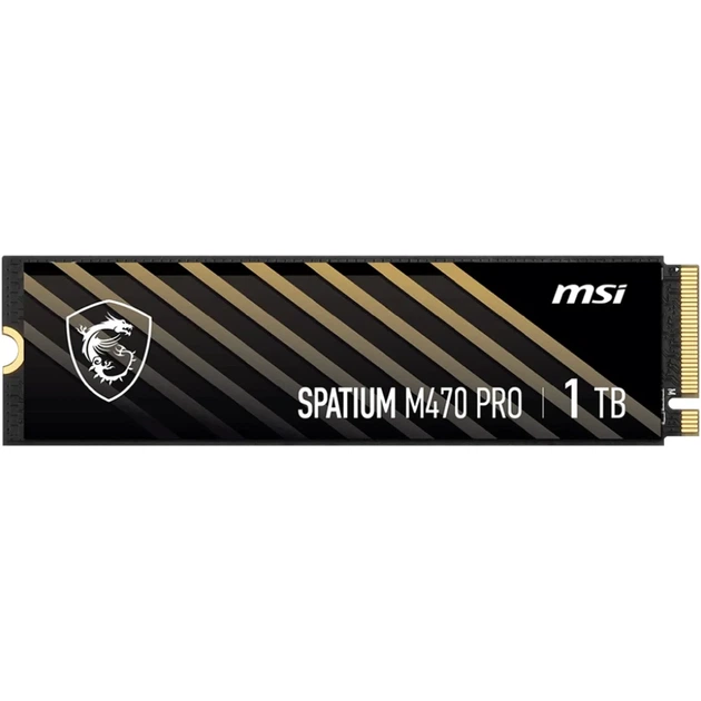 SSD MSI Spatium M470 Pro 1TB M.2 2280 NVMe PCIe 4.0 x4 3D NAND TLC (S78-440L0J0-P83) - Фото 1 SSD MSI Spatium M470 Pro 1TB M.2 2280 NVMe PCIe 4.0 x4 3D NAND TLC (S78-440L0J0-P83) - изображение 1