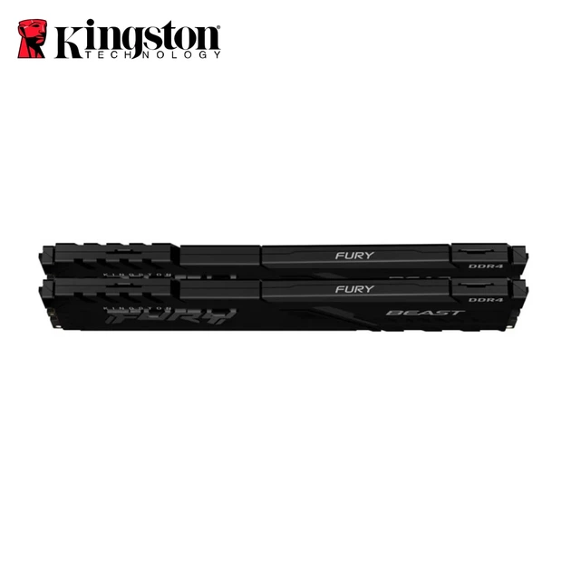 Модуль пам'яті Kingston FURY Beast Black DDR4-3200 16GB KIT (2x8GB) CL16-18-18 1.35V XMP (KF432C16BBK2/16) - изображение 2
