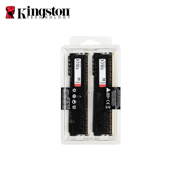 Модуль пам'яті Kingston FURY Beast Black DDR4-3200 16GB KIT (2x8GB) CL16-18-18 1.35V XMP (KF432C16BBK2/16) - изображение 4