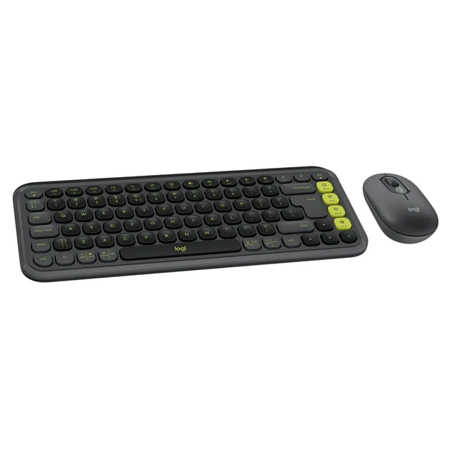 Комплект клавіатура та мишка Logitech POP Icon Combo Bluetooth UA Graphite (920-013156) - Фото 1 Комплект клавіатура та мишка Logitech POP Icon Combo Bluetooth UA Graphite (920-013156) - зображення 1
