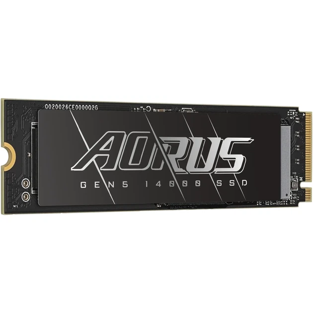 SSD GIGABYTE AORUS Gen5 14000 4TB M.2 2280 PCIe 5.0 x4 R:14100 / W:12600 MB/s (AG514K4TB) - изображение 2