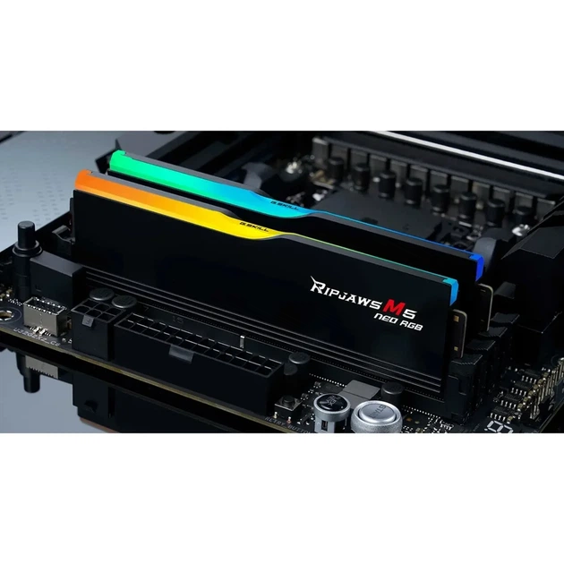 Модуль пам'яті G.Skill Ripjaws M5 Neo RGB Black DDR5-6000 32GB (2x16GB) 28-36-36-96 1.4V AMD EXPO - изображение 5