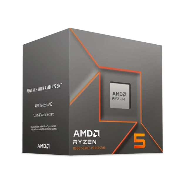 Процесор AMD Ryzen 5 8400F (6C/12T, 4.2-4.7GHz,16MB,65W,AM5) Tray (100-000001591) - изображение 3