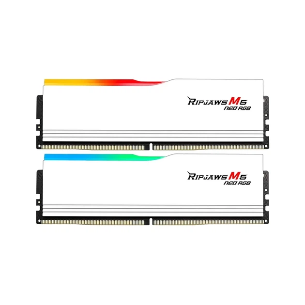Модуль пам'яті G.Skill Ripjaws M5 Neo RGB White DDR5-6000 96GB (2x48GB) 30-36-36-96 1.35V AMD EXPO - зображення 2