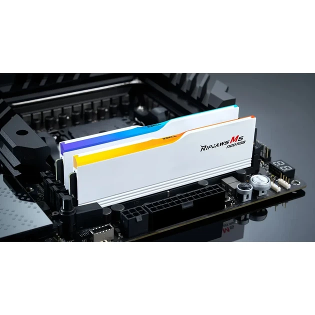 Модуль пам'яті G.Skill Ripjaws M5 Neo RGB White DDR5-6000 96GB (2x48GB) 30-36-36-96 1.35V AMD EXPO - зображення 6