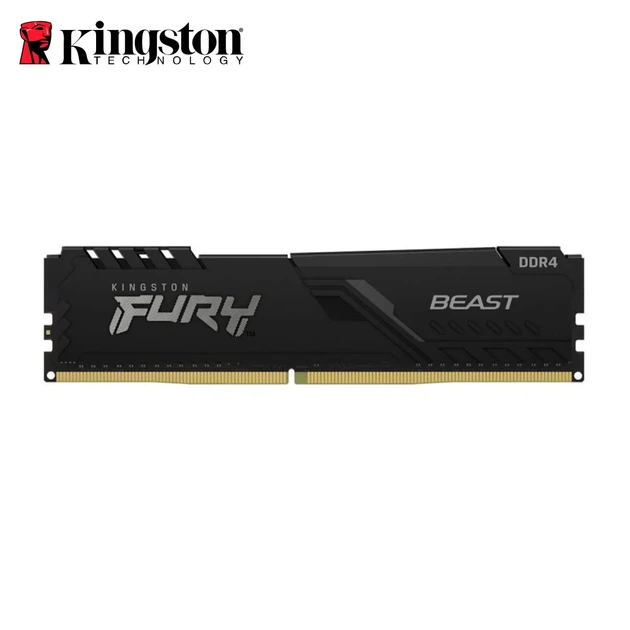 Модуль пам'яті Kingston Fury Beast Black DDR4-3200 32GB CL16-20-20 1.35V - зображення 2