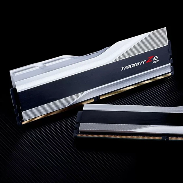 Модуль пам'яті G.Skill Trident Z5 RGB Silver DDR5-6400 32GB (2x16GB) CL32-39-39-102 1.4V - зображення 7