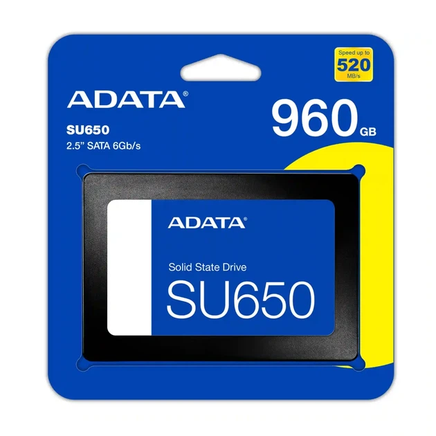 SSD ADATA 960GB 2.5' 3D NAND TLC (ASU650SS-960GT-R) - Фото 5 SSD ADATA 960GB 2.5' 3D NAND TLC (ASU650SS-960GT-R) - изображение 5