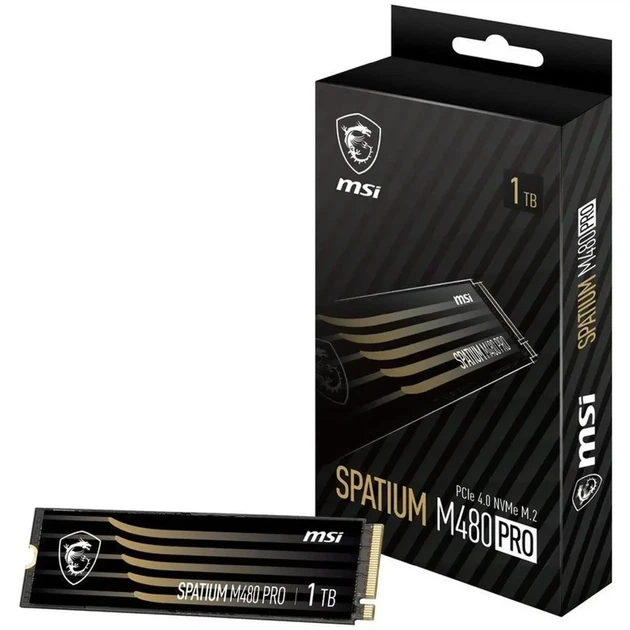 SSD MSI Spatium M480 Pro 1TB M.2 2280 PCIe 4.0 x4 NVMe 3D NAND TLC (S78-440L1G0-P83) - изображение 6