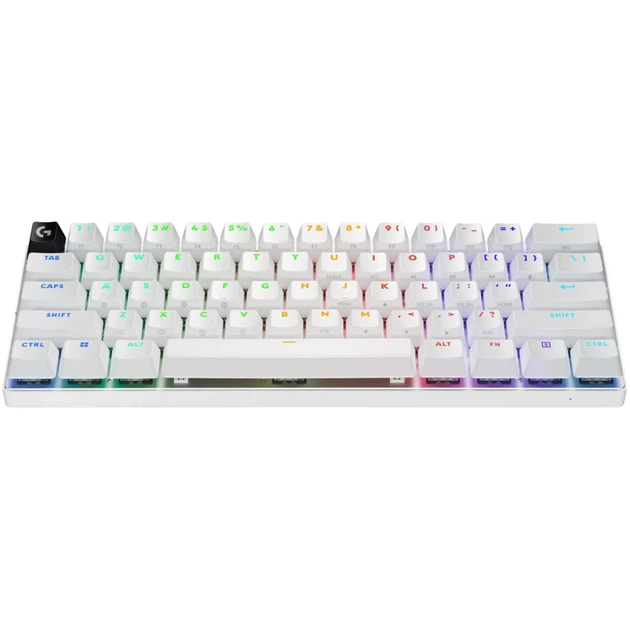 Клавіатура Logitech G Pro X 60 Lightspeed GX Tactile Wireless/Bluetooth UA White (920-011930) - Фото 2 Клавіатура Logitech G Pro X 60 Lightspeed GX Tactile Wireless/Bluetooth UA White (920-011930) - зображення 2