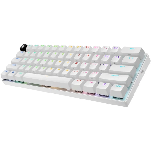 Клавіатура Logitech G Pro X 60 Lightspeed GX Tactile Wireless/Bluetooth UA White (920-011930) - Фото 3 Клавіатура Logitech G Pro X 60 Lightspeed GX Tactile Wireless/Bluetooth UA White (920-011930) - зображення 3
