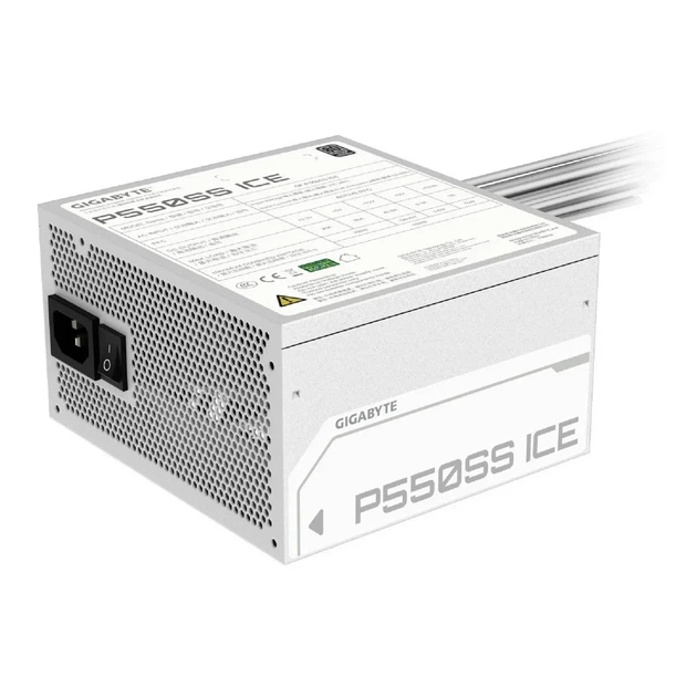 Блок живлення GIGABYTE GP-P550SS ICE (550W, ATX 3.0 (compatible with ATX 3.1), 80 Plus Silver, White) - изображение 6