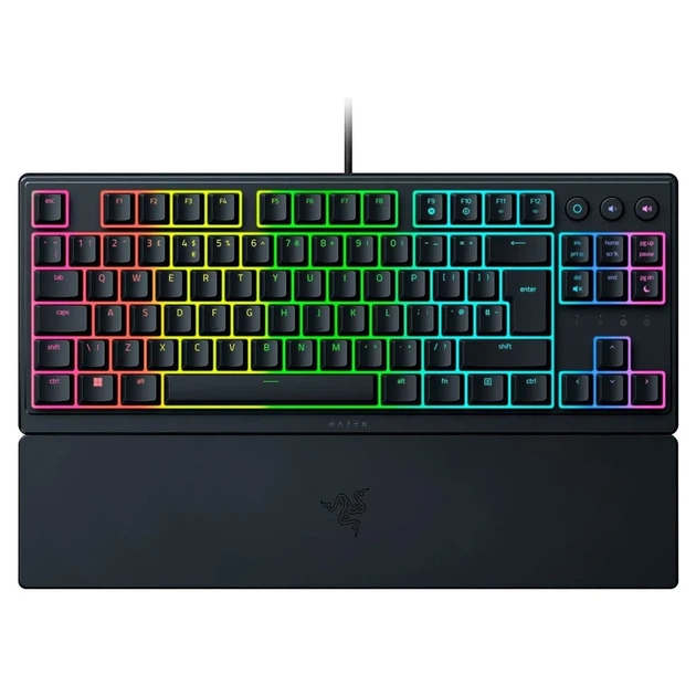 Клавіатура RAZER Ornata V3 TKL UKR (RZ03-04881800-R371) - Фото 1 Клавіатура RAZER Ornata V3 TKL UKR (RZ03-04881800-R371) - зображення 1