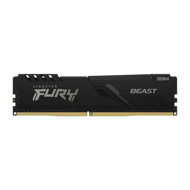 Модуль пам'яті Kingston FURY Beast Black DDR4-3200 32GB (2x16GB) CL16-20-20 1,35V (KF432C16BBK2/32) - Фото 2 Модуль пам'яті Kingston FURY Beast Black DDR4-3200 32GB (2x16GB) CL16-20-20 1,35V (KF432C16BBK2/32) - зображення 2