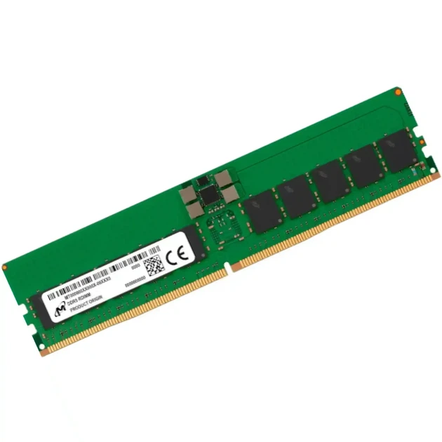 Модуль пам'яті для сервера Micron DDR5-4800 32GB ECC REG RDIMM 1Rx4 CL40 (MTC20F1045S1RC48BR) - Фото 2 Модуль пам'яті для сервера Micron DDR5-4800 32GB ECC REG RDIMM 1Rx4 CL40 (MTC20F1045S1RC48BR) - зображення 2