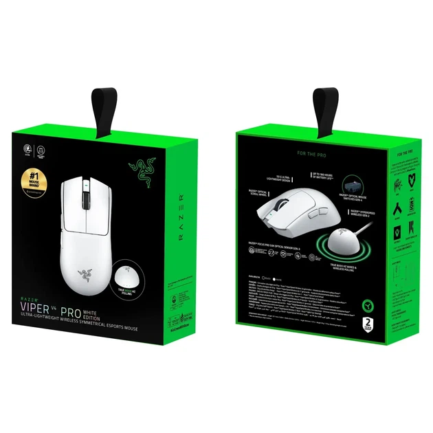 Мишка RAZER Viper V4 PRO Wireless, White (RZ01-05630200-R3G1) - изображение 7