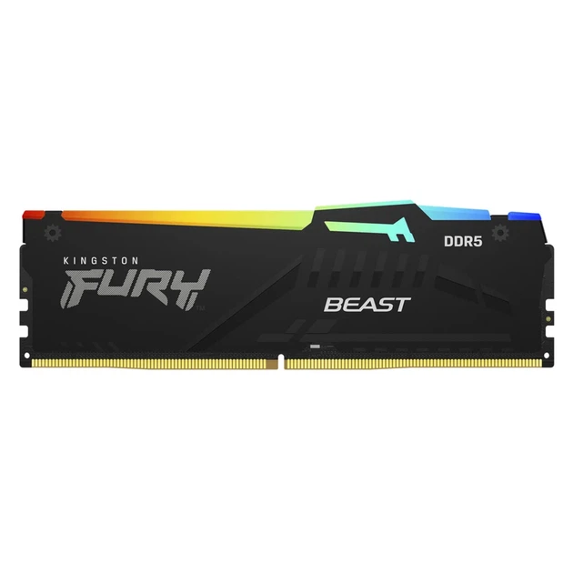 Модуль пам'яті Kingston FURY Beast RGB Black DDR5-5200 32Gb (KF552C40BBA-32) - зображення 3