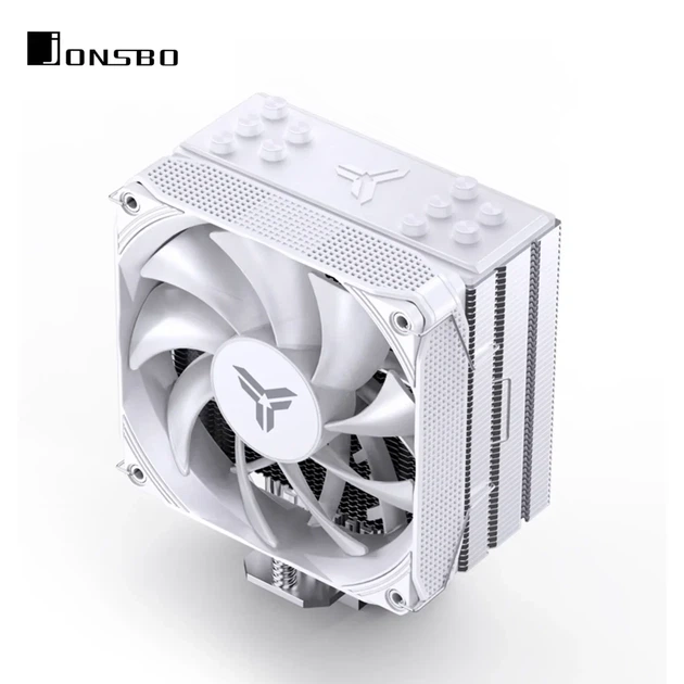 Процесорний кулер JONSBO PISA A5 ARGB White (120mm/LGA 1700/1200/115X/AM4/AM5/265W/4Pin PWM) - изображение 6