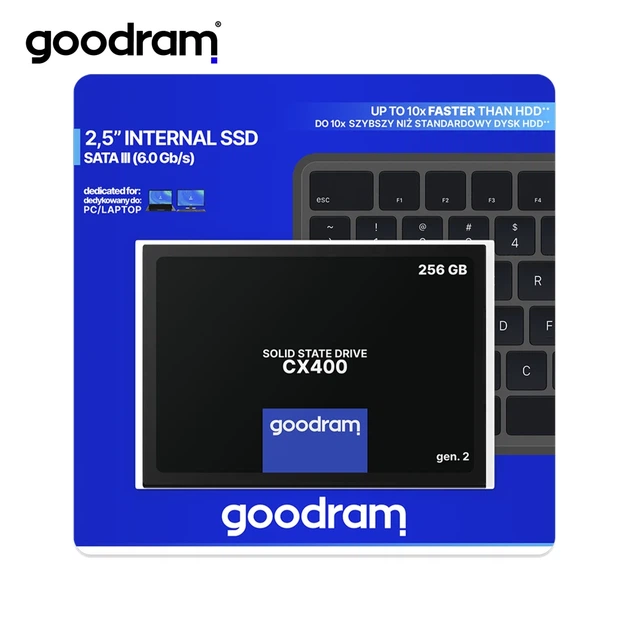 SSD GOODRAM CX400 256GB 2,5' SATA III (SSDPR-CX400-256-G2) - Фото 6 SSD GOODRAM CX400 256GB 2,5' SATA III (SSDPR-CX400-256-G2) - изображение 6