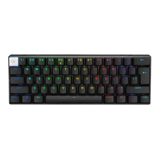 Клавіатура Logitech G Pro X 60 Lightspeed GX Tactile Wireless/Bluetooth UA Black (920-011911) - Фото 1 Клавіатура Logitech G Pro X 60 Lightspeed GX Tactile Wireless/Bluetooth UA Black (920-011911) - зображення 1