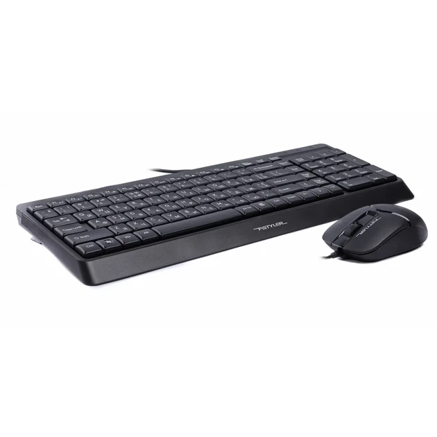 Комплект клавіатура та мишка A4Tech F1512 Black - Фото 2 Комплект клавіатура та мишка A4Tech F1512 Black - зображення 2