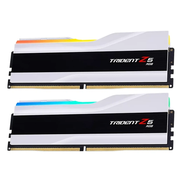 Модуль пам'яті G.Skill Trident Z5 RGB White DDR5-6400 64GB (2x32GB) CL32-39-39-102 1.40V - Фото 3 Модуль пам'яті G.Skill Trident Z5 RGB White DDR5-6400 64GB (2x32GB) CL32-39-39-102 1.40V - изображение 3