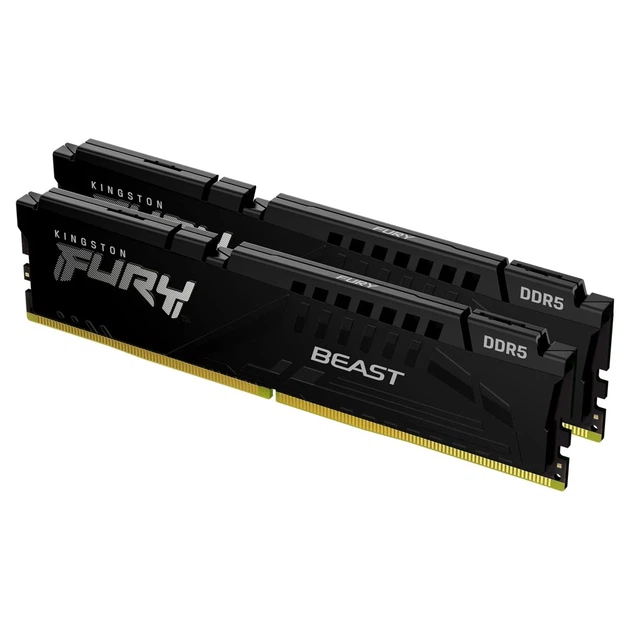 Модуль пам'яті Kingston FURY Beast Black DDR5-6000 32GB (2x16GB) CL30-36-36 1.4V EXPO (KF560C30BBEK2-32) - Фото 1 Модуль пам'яті Kingston FURY Beast Black DDR5-6000 32GB (2x16GB) CL30-36-36 1.4V EXPO (KF560C30BBEK2-32) - изображение 1