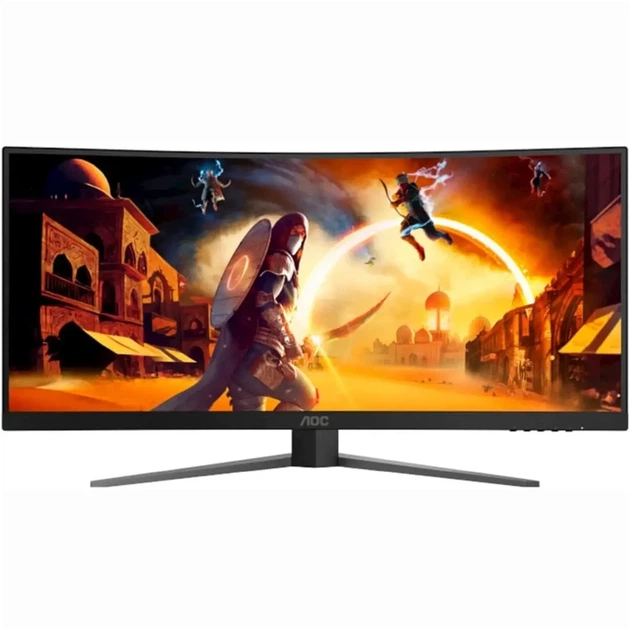 Монітор 34' AOC CU34G4 (UW2K) 3440x1440 VA Curved 1500R 180Hz 1ms, FreeSync Premium, Adaptive Sync, DisplayPort, HDMI х2 - зображення 2