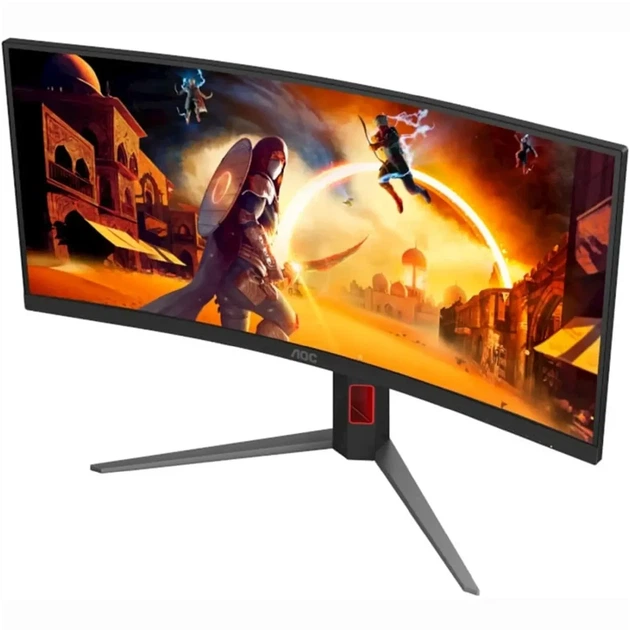 Монітор 34' AOC CU34G4 (UW2K) 3440x1440 VA Curved 1500R 180Hz 1ms, FreeSync Premium, Adaptive Sync, DisplayPort, HDMI х2 - зображення 3