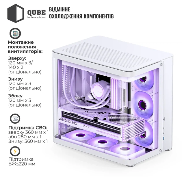 Корпус JONSBO TK-2 White - изображение 2
