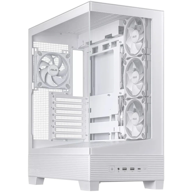 Корпус ASUS A31 PLUS TG ARGB WHITE (90DC00R3-B19000) - изображение 2