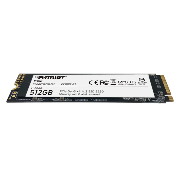 SSD PATRIOT P300 512GB M.2 NVMe (P300P512GM28) - изображение 3