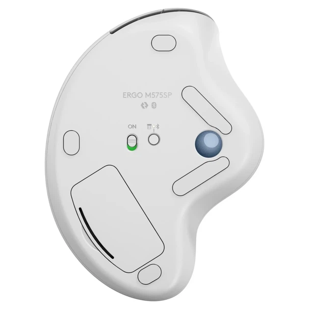 Мишка Logitech Ergo M575S Wireless Trackball Off-white (910-007030) - зображення 6
