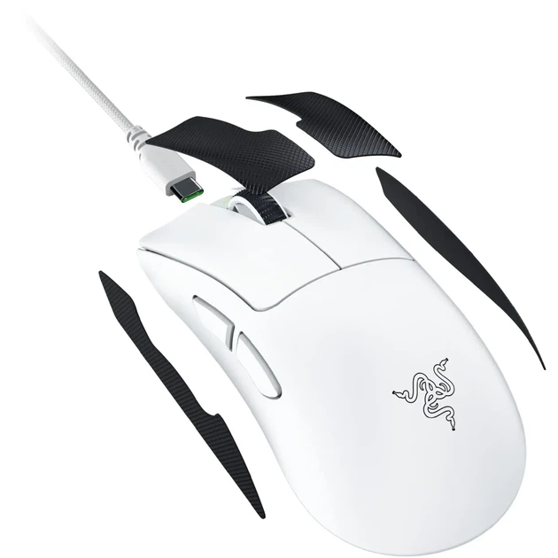 Мишка RAZER DeathAdder V4 PRO Wireless White (RZ01-05330200-R3G1) - Фото 5 Мишка RAZER DeathAdder V4 PRO Wireless White (RZ01-05330200-R3G1) - зображення 5