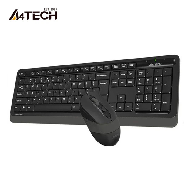 Комплект клавіатура та мишка A4Tech FG1010 Grey - изображение 4