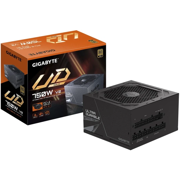 Блок живлення GIGABYTE GP-UD750GM PG5 V2 (750W, ATX 3.1, PCIe 5.1, 80 Plus Gold) - зображення 7