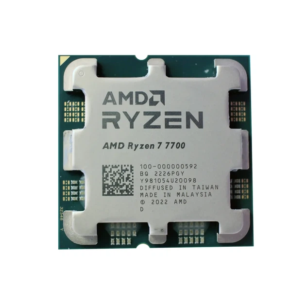 Процесор AMD Ryzen 7 7700 (8C/16T, 3.8-5.3GHz,32MB,65W,AM5) tray (100-000000592) - Фото 1 Процесор AMD Ryzen 7 7700 (8C/16T, 3.8-5.3GHz,32MB,65W,AM5) tray (100-000000592) - зображення 1