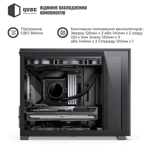 Корпус JONSBO D31 MESH Black - зображення 3