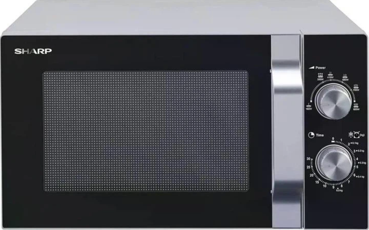 Мікрохвильова піч Sharp R204SA 20 л 800 Вт соло срібляста механічна - изображение 2