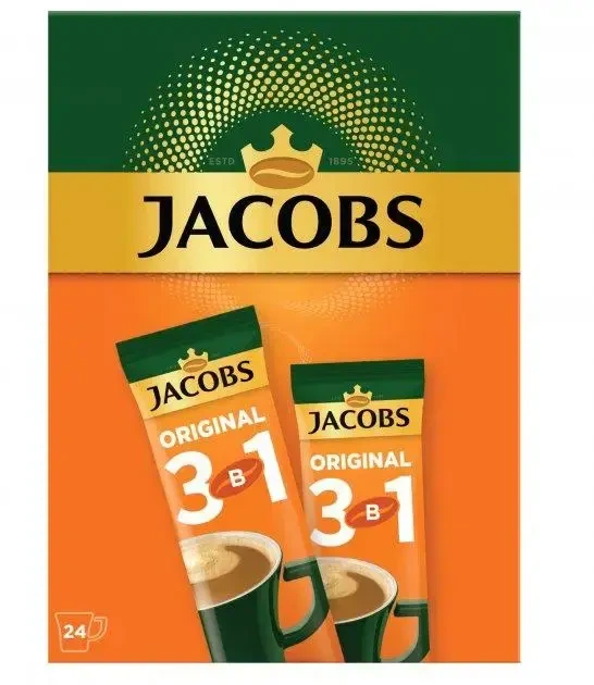 Кава розчинна у стіках 3в1 Jacobs Original 12 г х 1 шт (290458) - Фото 2 Кава розчинна у стіках 3в1 Jacobs Original 12 г х 1 шт (290458) - зображення 2
