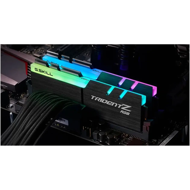Модуль пам'яті G.Skill Trident Z RGB DDR4-3200 16GB (2x8GB) F4-3200C16D-16GTZRX - Фото 3 Модуль пам'яті G.Skill Trident Z RGB DDR4-3200 16GB (2x8GB) F4-3200C16D-16GTZRX - зображення 3