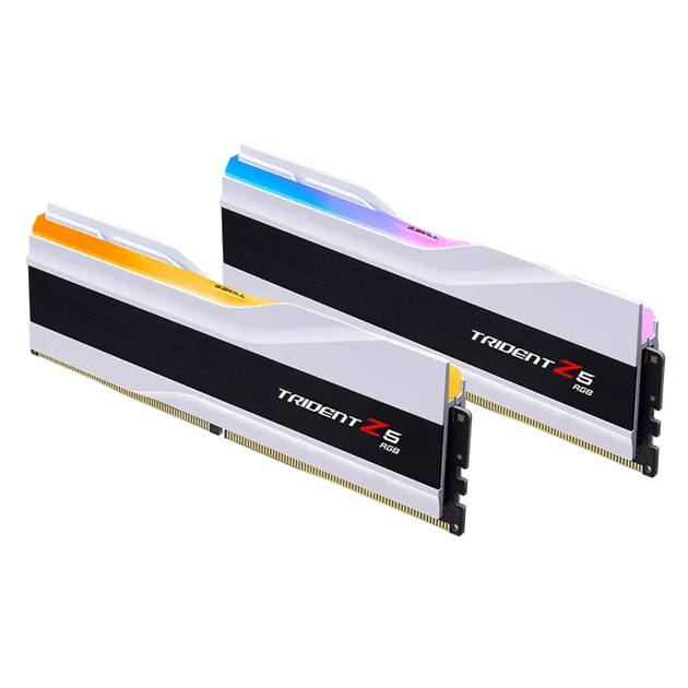Модуль пам'яті для комп'ютера DDR5 64GB (2x32GB) 6400 MHz Trident Z5 RGB Matte White G.Skill (F5-640 - изображение 2