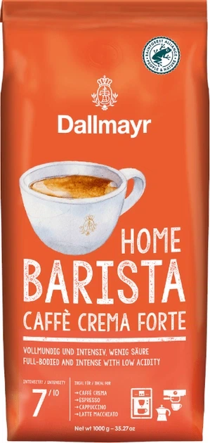 Кава в зернах Dallmayr Barista Caffe Crema Forte 1 кг (4008167040002) - Фото 1 Кава в зернах Dallmayr Barista Caffe Crema Forte 1 кг (4008167040002) - изображение 1
