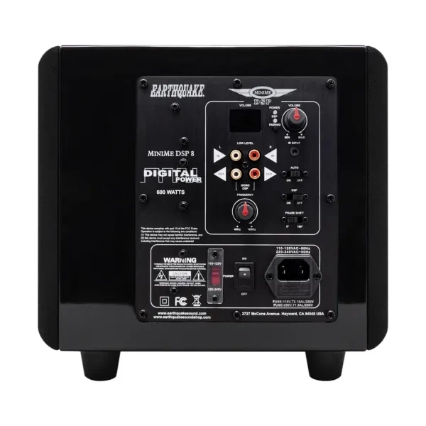 Сабвуфер Earthquake MiniMe DSP P8 Black - изображение 8